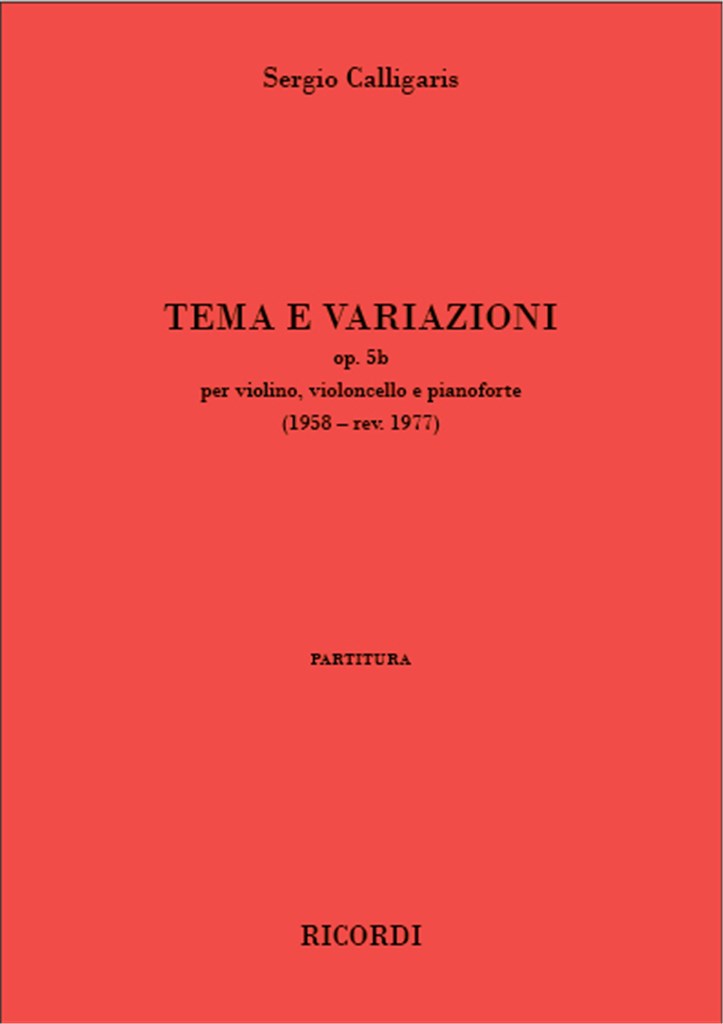 Tema e variazioni op. 5b